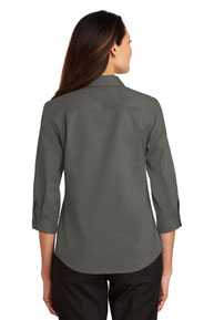 Port Authority Ladies 3/4-Sleeve SuperPro ™  Twill Shirt. L665