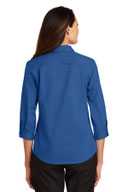 Port Authority Ladies 3/4-Sleeve SuperPro ™  Twill Shirt. L665