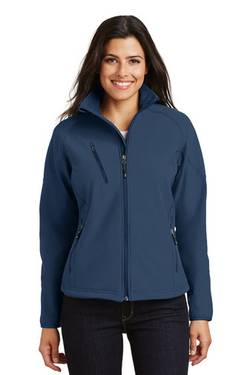 Port Authority Ladies Textured Soft Shell Jacket. L705 Port Authority Ladies Textured Soft Shell Jacket. L705