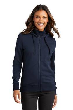 Port Authority ® Ladies Smooth Fleece Hooded Jacket L814 Port Authority ® Ladies Smooth Fleece Hooded Jacket L814