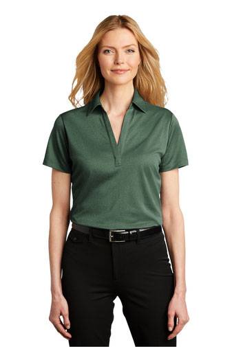 Port Authority Ladies Heathered Silk Touch  ™  Performance Polo. LK542