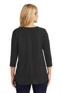 Port Authority Ladies Concept 3/4-Sleeve Soft Split Neck Top. LK5433