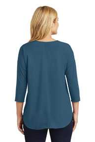 Port Authority Ladies Concept 3/4-Sleeve Soft Split Neck Top. LK5433