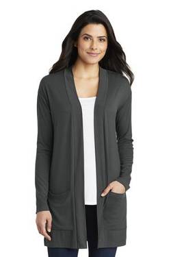 Port Authority Ladies Concept Long Pocket Cardigan . LK5434 Port Authority Ladies Concept Long Pocket Cardigan . LK5434