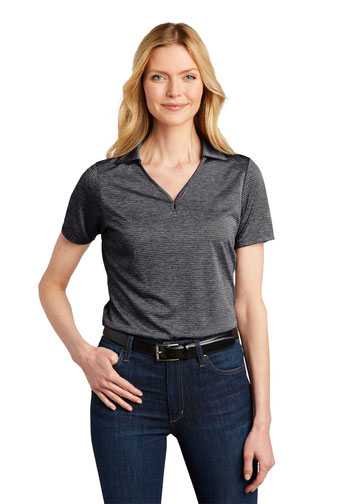 Port Authority Ladies Shadow Stripe Polo. LK585