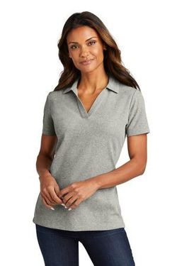 Port Authority ® Ladies C-FREE ™ Cotton Blend Pique Polo LK867 Port Authority ® Ladies C-FREE ™ Cotton Blend Pique Polo LK867