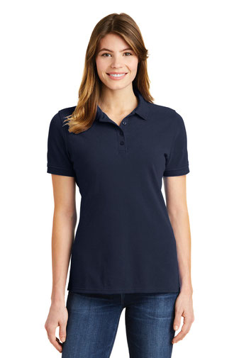 Port & Company ®  Ladies Ring Spun Pique Polo. LKP1500