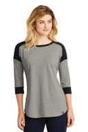 New Era  ®  Ladies Heritage Blend 3/4-Sleeve Baseball Raglan Tee. LNEA104