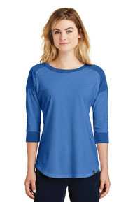 New Era  ®  Ladies Heritage Blend 3/4-Sleeve Baseball Raglan Tee. LNEA104