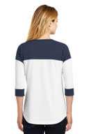 New Era  ®  Ladies Heritage Blend 3/4-Sleeve Baseball Raglan Tee. LNEA104