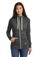 New Era  ®  Ladies Sueded Cotton Blend Full-Zip Hoodie. LNEA122