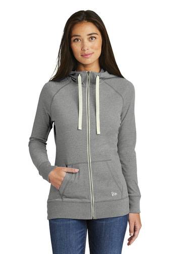 New Era  ®  Ladies Sueded Cotton Blend Full-Zip Hoodie. LNEA122