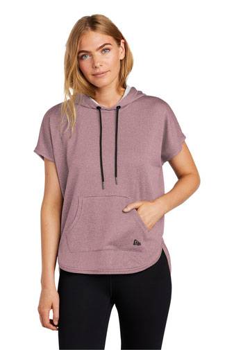 New Era  ®  Ladies Performance Terry Short Sleeve Hoodie LNEA533