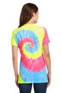 Port & Co ®  Ladies Tie-Dye V-Neck Tee.  LPC147V