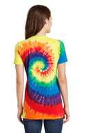 Port & Co ®  Ladies Tie-Dye V-Neck Tee.  LPC147V
