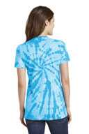 Port & Co ®  Ladies Tie-Dye V-Neck Tee.  LPC147V