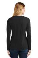 Port & Co ®  Ladies Long Sleeve Fan Favorite V-Neck Tee. LPC450VLS
