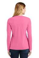 Port & Co ®  Ladies Long Sleeve Fan Favorite V-Neck Tee. LPC450VLS