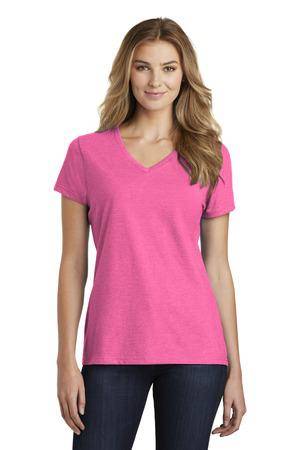 Port & Co  ®  Ladies Fan Favorite  ™  Blend V-Neck Tee. LPC455V