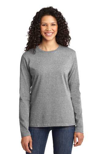 Port & Company ®  Ladies Long Sleeve Core Cotton Tee. LPC54LS