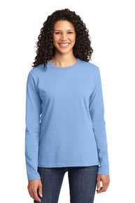 Port & Company ®  Ladies Long Sleeve Core Cotton Tee. LPC54LS