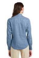Port & Co ®  - Ladies Long Sleeve Value Denim Shirt.  LSP10