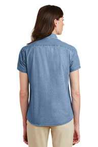 Port & Company ®  - Ladies Short Sleeve Value Denim Shirt.  LSP11