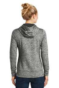 Sport-Tek ®  Ladies PosiCharge ®  Electric Heather Fleece Hooded Pullover. LST225