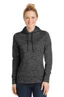 Sport-Tek ®  Ladies PosiCharge ®  Electric Heather Fleece Hooded Pullover. LST225