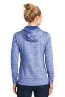 Sport-Tek ®  Ladies PosiCharge ®  Electric Heather Fleece Hooded Pullover. LST225
