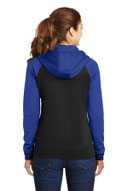 Sport-Tek ®  Ladies Sport-Wick ®  Varsity Fleece Full-Zip Hooded Jacket. LST236