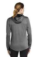 Sport-Tek  ®  Ladies PosiCharge  ®  Sport-Wick  ®  Heather Fleece Hooded Pullover. LS