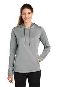Sport-Tek  ®  Ladies PosiCharge  ®  Sport-Wick  ®  Heather Fleece Hooded Pullover. LS