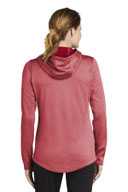 Sport-Tek  ®  Ladies PosiCharge  ®  Sport-Wick  ®  Heather Fleece Hooded Pullover. LS