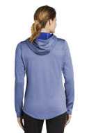 Sport-Tek  ®  Ladies PosiCharge  ®  Sport-Wick  ®  Heather Fleece Hooded Pullover. LS