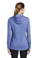 Sport-Tek  ®  Ladies PosiCharge  ®  Tri-Blend Wicking Fleece Hooded Pullover. LST296