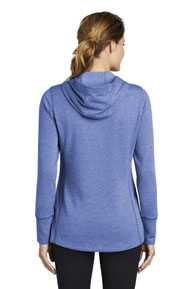 Sport-Tek  ®  Ladies PosiCharge  ®  Tri-Blend Wicking Fleece Hooded Pullover. LST296
