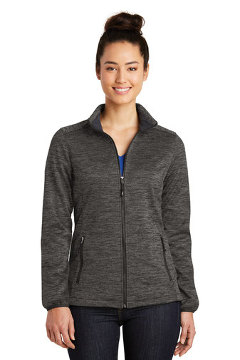 Sport-Tek ®  Ladies PosiCharge ®  Electric Heather Soft Shell Jacket. LST30