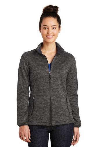 Sport-Tek ®  Ladies PosiCharge ®  Electric Heather Soft Shell Jacket. LST30