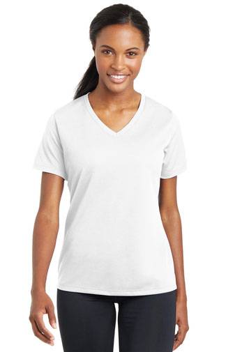 Sport-Tek® T-Shirt - Ladies PosiCharge® RacerMesh® V-Neck Tee LST340