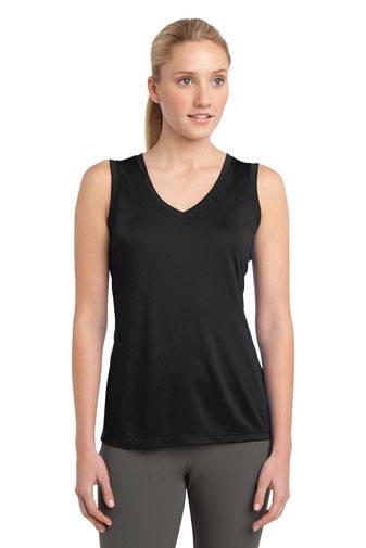 Sport-Tek® T-Shirt - Ladies Sleeveless PosiCharge® Competitor™ V-Neck Tee LST352