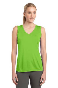 Sport-Tek® T-Shirt - Ladies Sleeveless PosiCharge® Competitor™ V-Neck Tee LST352 Sport-Tek® T-Shirt - Ladies Sleeveless PosiCharge® Competitor™ V-Neck Tee LST352