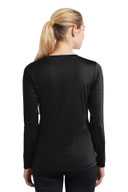 Sport-Tek® T-Shirt - Ladies Long Sleeve PosiCharge® Competitor™ V-Neck Tee LST353LS
