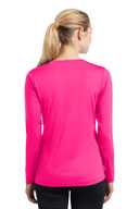 Sport-Tek® T-Shirt - Ladies Long Sleeve PosiCharge® Competitor™ V-Neck Tee LST353LS