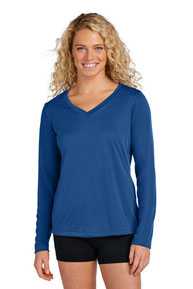 Sport-Tek® T-Shirt - Ladies Long Sleeve PosiCharge® Competitor™ V-Neck Tee LST353LS