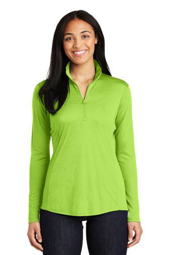 Sport-Tek ®  Ladies PosiCharge ®  Competitor ™  1/4-Zip Pullover. LST357