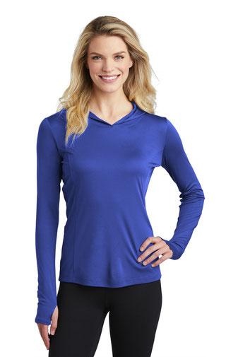 Sport-Tek  ®  Ladies PosiCharge  ®  Competitor  ™  Hooded Pullover. LST358