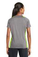 Sport-Tek ®  Ladies Heather Colorblock Contender ™  V-Neck Tee. LST361