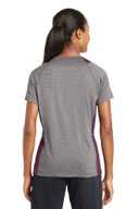 Sport-Tek ®  Ladies Heather Colorblock Contender ™  V-Neck Tee. LST361