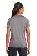 Sport-Tek ®  Ladies Heather Colorblock Contender ™  V-Neck Tee. LST361